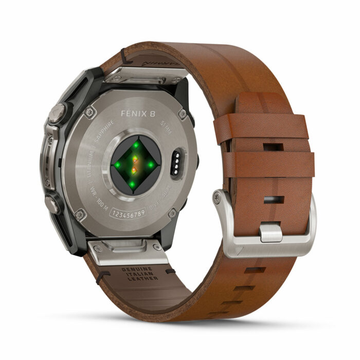 GARMIN - Fenix 8 Amoled Sapphire Titanium 51mm Watch - Image 6