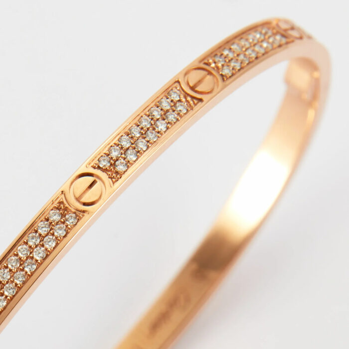 CARTIER - LOVE Bracelet Paved - Image 4