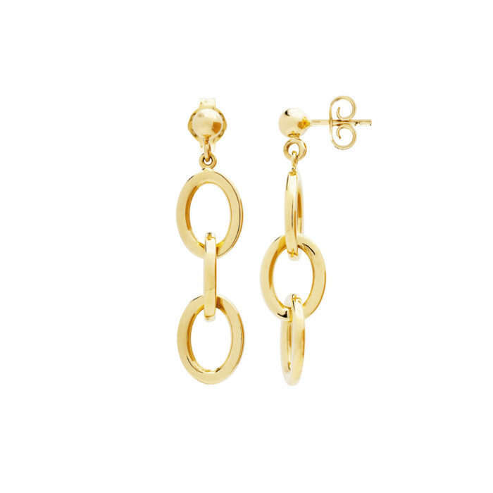 Oval Link Earrings