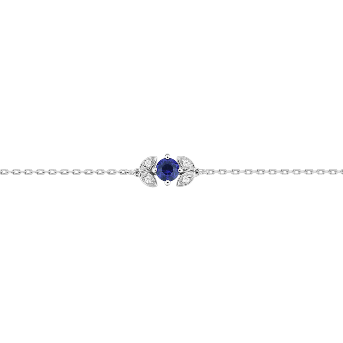 Blue Flower Bracelet