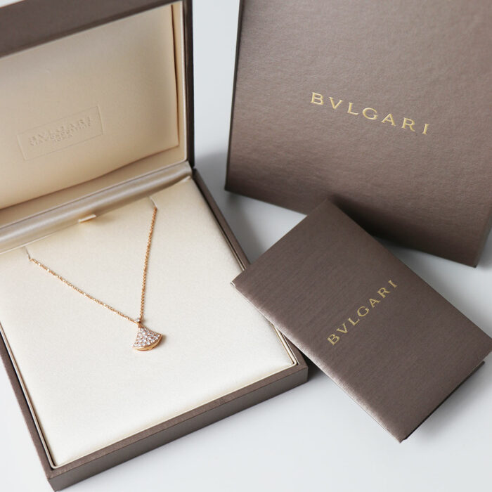 BULGARI – Divas Dream Necklace Rose Gold Diamond - Image 4