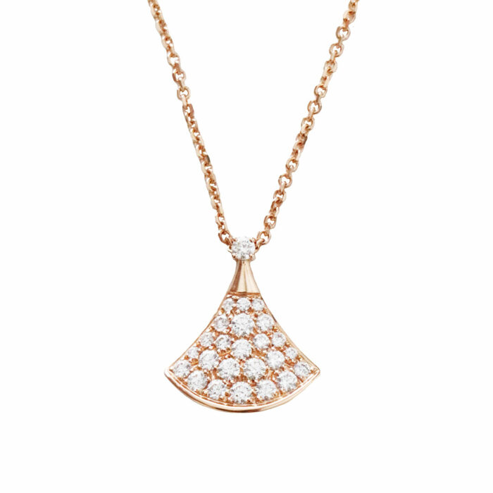 BULGARI – Divas Dream Necklace Rose Gold Diamond