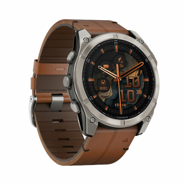 GARMIN - Fenix 8 Amoled Sapphire Titanium 51mm Watch